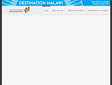 Tablet Screenshot of destination-malawi.com